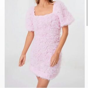 NWT Hyacinth House/Tuckernuck 
pink textured Cora mini dress